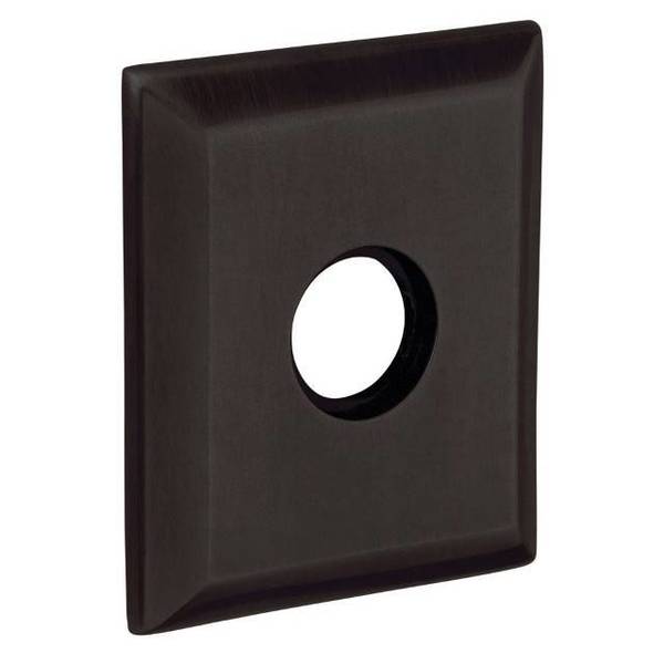 Baldwin Estate Privacy Rosettes Distressed Oil Rubbed Bronze R033.402.PV