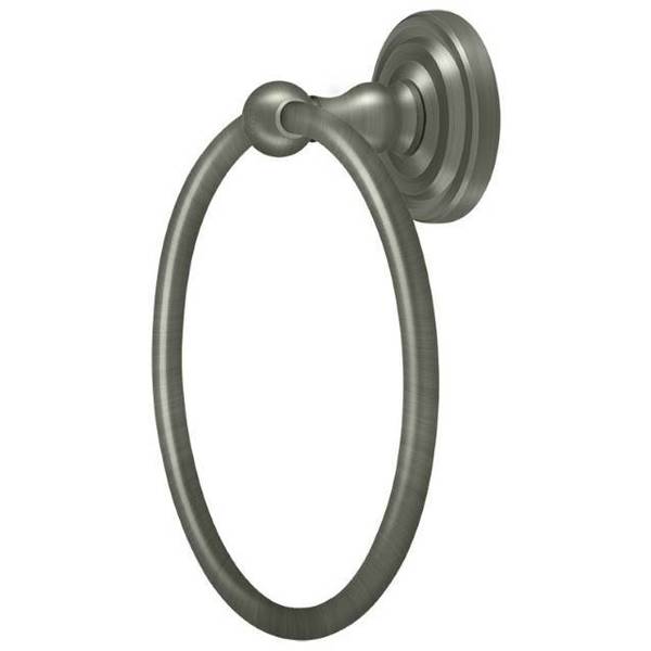 Deltana Towel Ring, R-Series Antique Nickel R2008-U15A