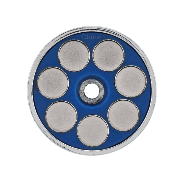 Magnet Source Super Blue Neodymium Round Base Magnet RB70BL-NEOBX