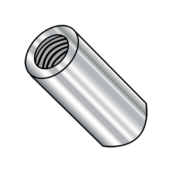 Zoro Select Round Standoffs, #4-40 Thrd Sz, 1/2 in Bd L, Stainless Steel Plain, 3/16 in OD 100804RF303