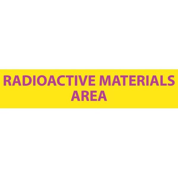 Nmc Radiation Insert Radioactive Materials A, 1-3/4 in Height, 8 in Width, Polycarbonate RI25