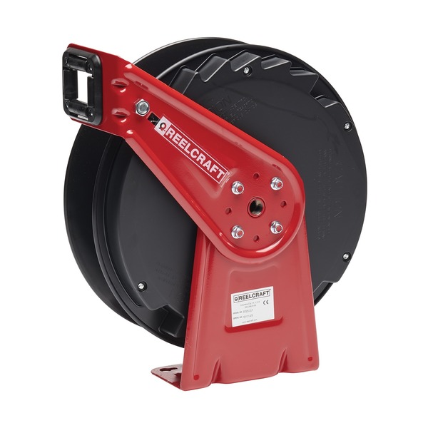 Reelcraft Spring Return Hose Reel, 3/8 in Hose Dia., 50 ft Length, 300 psi RT605-OLP