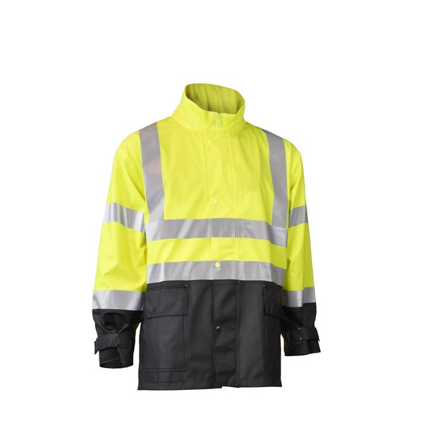 Radians Radians RW07 High Visibility Rainwear Jacket RW07J-3ZGV-XL
