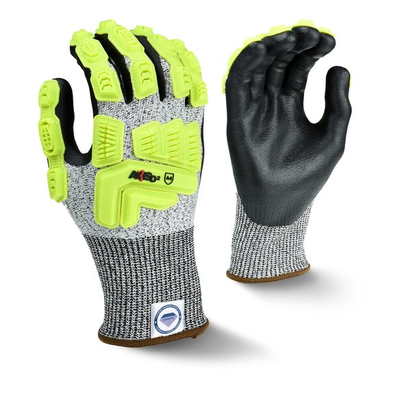 Radians Cut Resistant Coated Gloves, A4 Cut Level, Nitrile, S, 1 PR RWGD110S