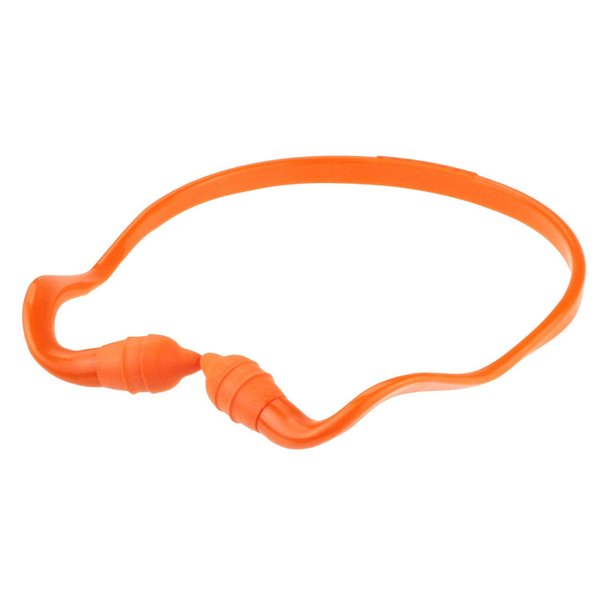 Radians Reusable Ear Plugs, Pod Shape, 25 dB, Orange RB2100