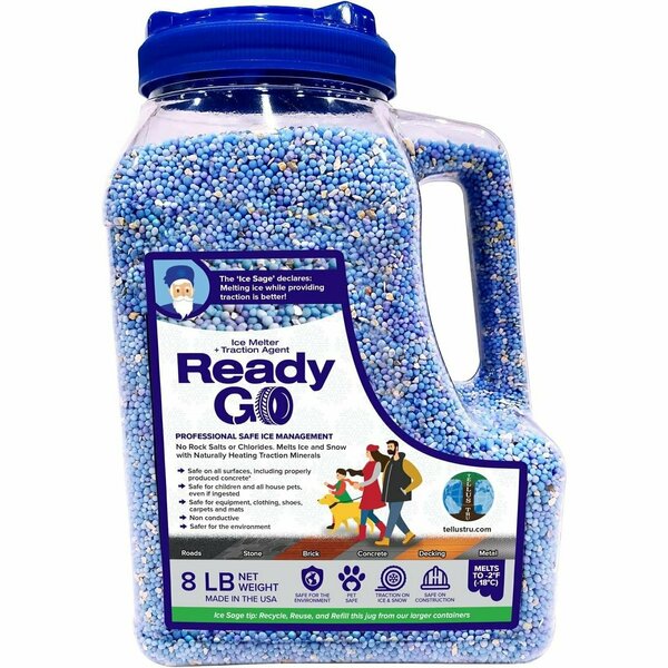 Ready Go Ice Melt Chloride Free Ice Melter w/Traction Mine 31540