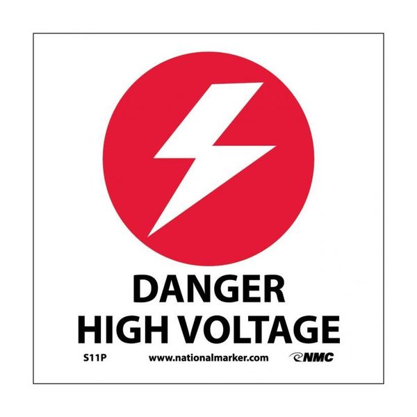 Nmc Danger High Voltage Sign S11P