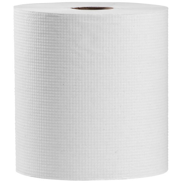 Simple Earth Hardwound Paper Towels, 1 Ply, Continuous Roll Sheets, 800 ft, White, 6 PK S1296