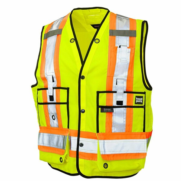 Tough Duck Surveyor Safety Vest, S31311-FLGR-S S31311