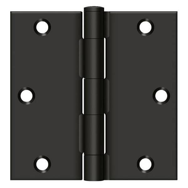 Deltana Oil Rubbed Bronze Square Hinge S35U10B-R