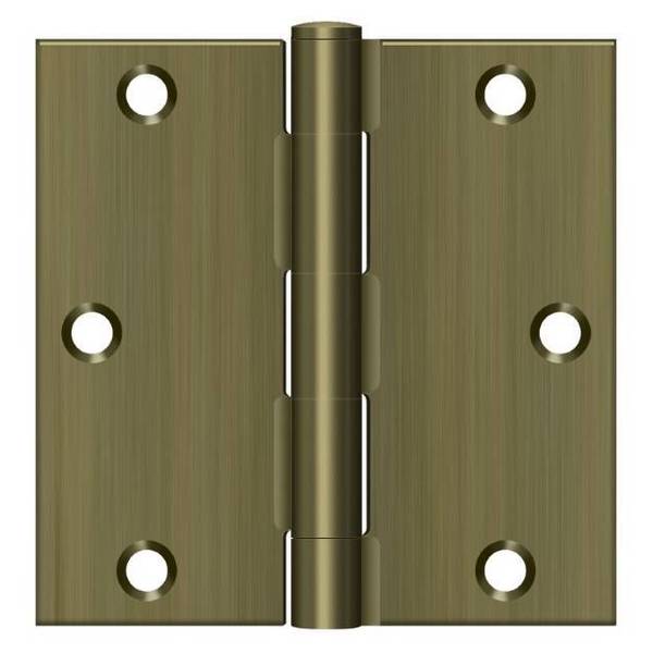 Deltana Antique Brass Door and Butt Hinge S35U5-R