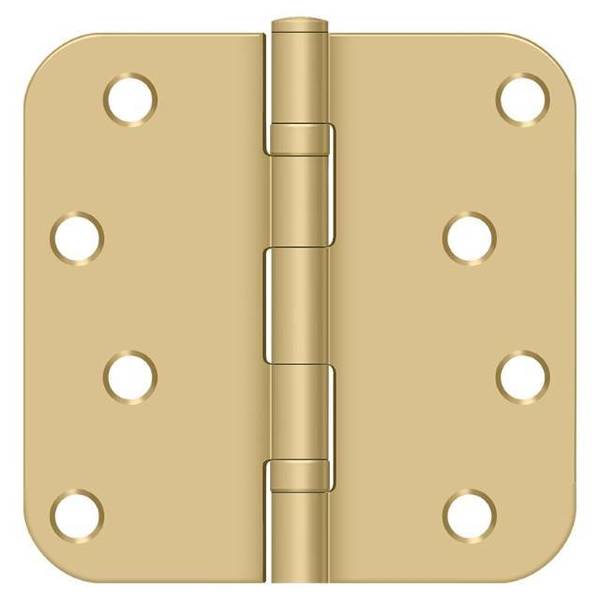 Deltana Satin Brass Door and Butt Hinge S44R5BB4