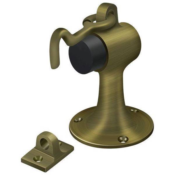 Deltana Floor Mount Bumper With Holder Antique Brass SAHF358U5