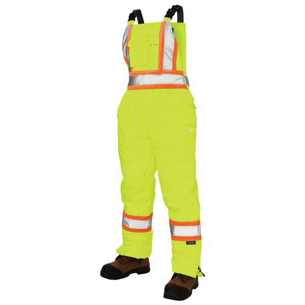 Tough Duck Womens Insulated Flex Safety Bib, Fluor. SB071