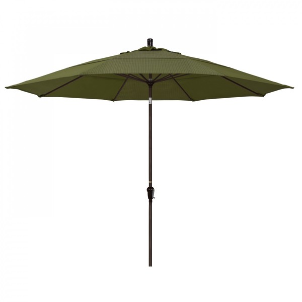 March Patio Umbrella, Octagon, 110.5" H, Olefin Fabric, Terrace Fern 194061037997