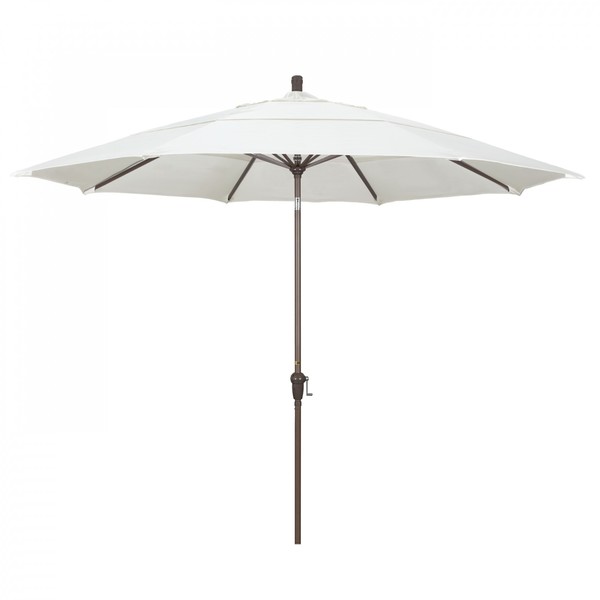 March Patio Umbrella, Octagon, 110.5" H, Sunbrella Fabric, Canvas 194061038420