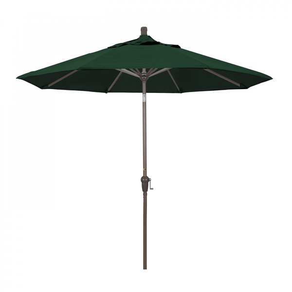 March Patio Umbrella, Octagon, 102.38" H, Sunbrella Fabric, Forest Green 194061040102