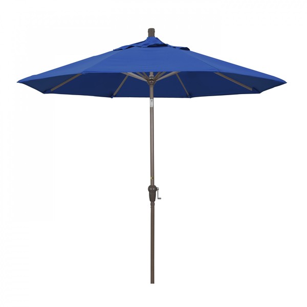 March Patio Umbrella, Octagon, 102.38" H, Pacifica Fabric, Pacific Blue 194061040539