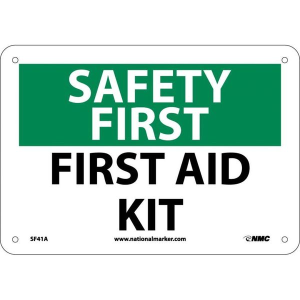 Nmc Safety First Aid Kit Sign, SF41A SF41A