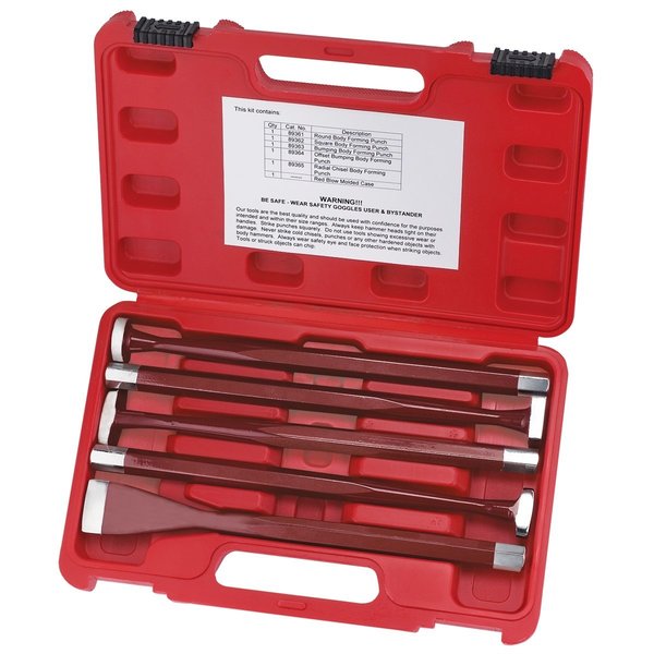 Sg Tool Aid Body Forming Punch Set, 5 Piece SGT89360