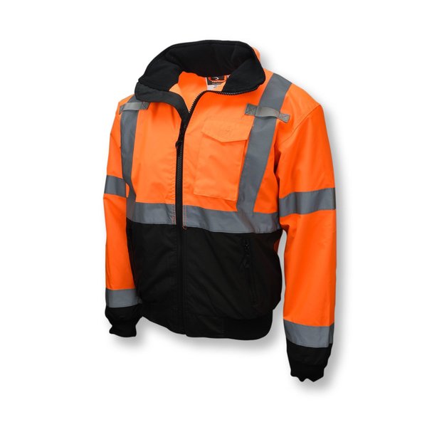 Radians Radians SJ110B Class 3 Two-in-One High Visibility Bomber Safety Jacket SJ110B-3ZOS-XL