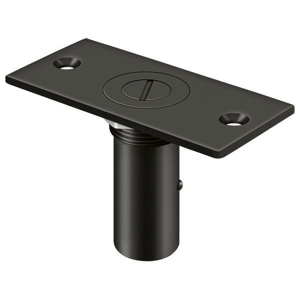 Deltana Dust Proof Strike With Safety Lock Oil Rubbed Bronze SPDP35SU10B
