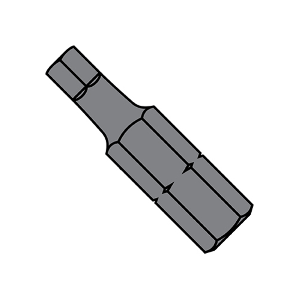 Zoro Select 3X1X1/4 SQUARE RECESS INSERT BIT PLAIN 29-051