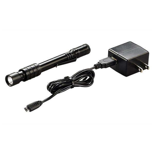 Streamlight Stylus Pro Usb Rechargeable Penlight W/ 120V Ac Adapter STL66133