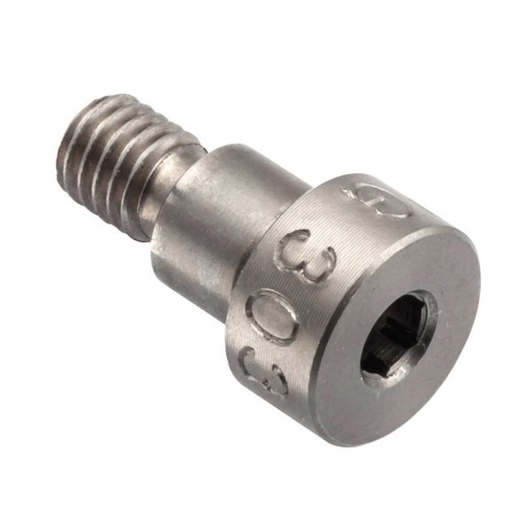 Ampg Shoulder Screw, 3A Thr Sz, 1/4 in Thr Lg, 7/32 in Shoulder Lg, 18-8 Stainless Steel STR60114F03.5