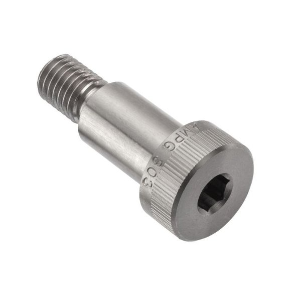 Ampg Shoulder Screw, M12x1.75 mm Thr Sz, 18mm Thr Lg, 25 mm Shoulder Lg, 18-8 Stainless Steel STR601M16X25