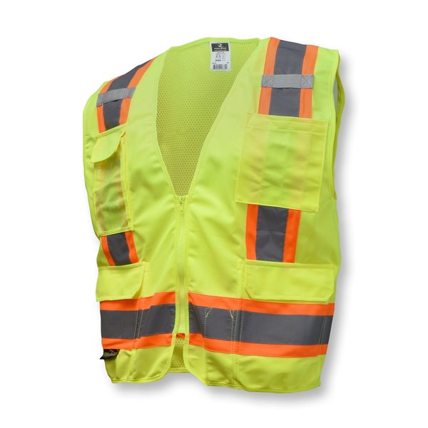 Radians Radians SV6 Two Tone Surveyor Type R Class 2 Solid/Mesh Safety Vest SV6GM