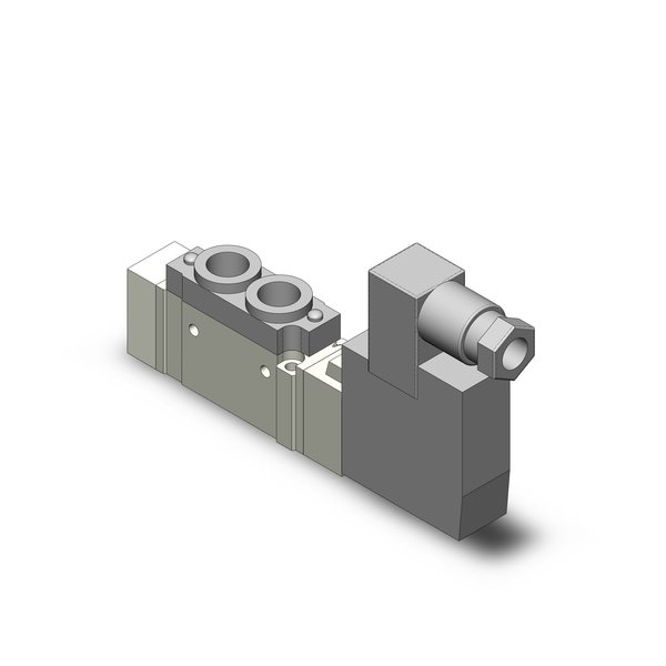 Smc Valve, 5Body Prt, 2 Pstn, 110 VAC, 1/8" Port SY5120-3DZ-01T