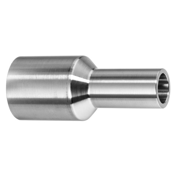 Usa Industrials Sanitary Fitting, 304SS Polished, Pipe Adapter, 1/2" QC x 1/2" Pipe ZUSA-STF-BW-157