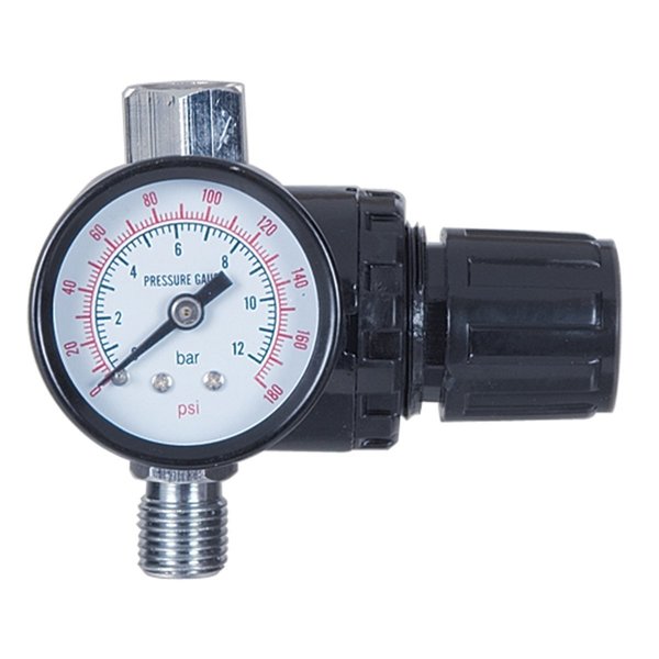 Titan Locking Pressure Regulator W/ Gauge, 1/4" TIT19303