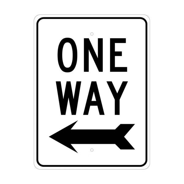 Nmc One Way Sign, TM115J TM115J