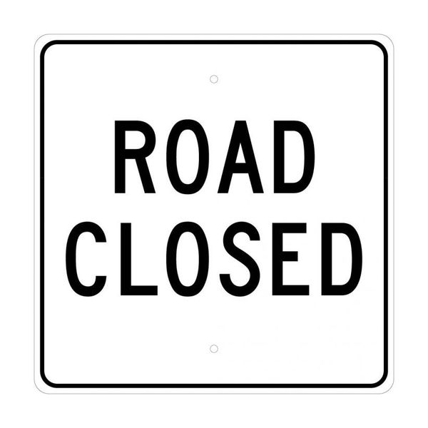 Nmc Road Closed Sign, TM206J TM206J
