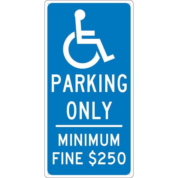 Nmc State Handicapped Reserved Parking California Sign, TMS307G TMS307G
