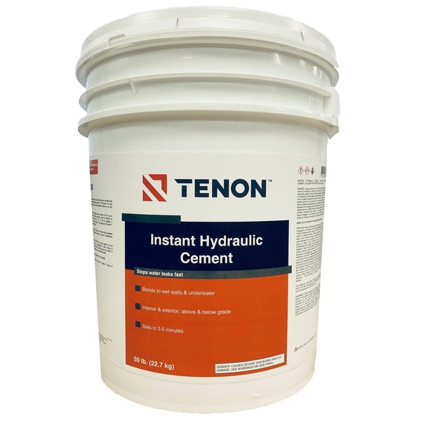Tenon Instant Hydraulic Cement, 50 Pound, Bag 128280