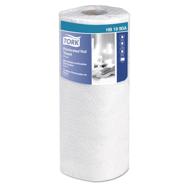 Tork Tork Perforated Roll Towel White, Certified Compostable, 30 x 84 Towels, HB1990A HB1990A
