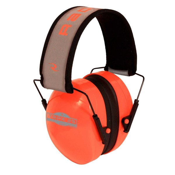 Radians Over-the-Head Ear Muffs, 29, TRPX, Hi-Vis Orange TR0HVO-BX