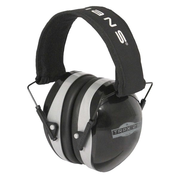 Radians Over-the-Head Ear Muffs, 29, TRPX, Gray / Black TR29-BX