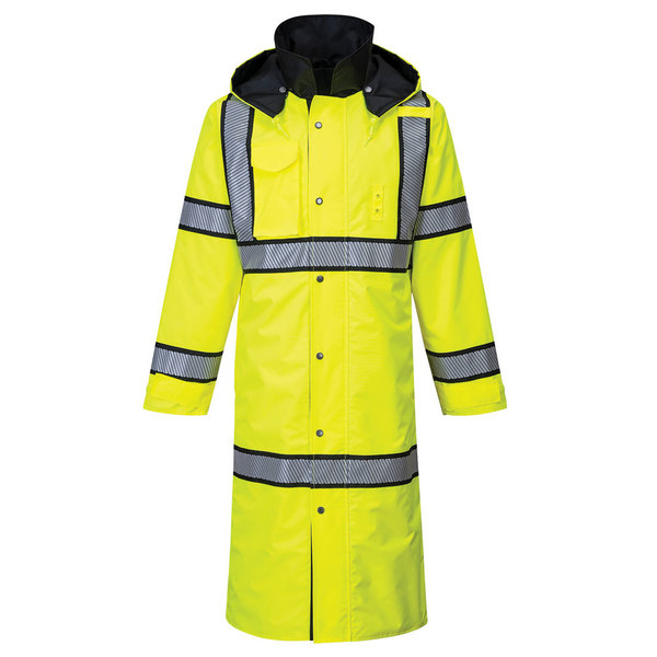 Portwest Hi-Vis Reversible Raincoat, L UH447