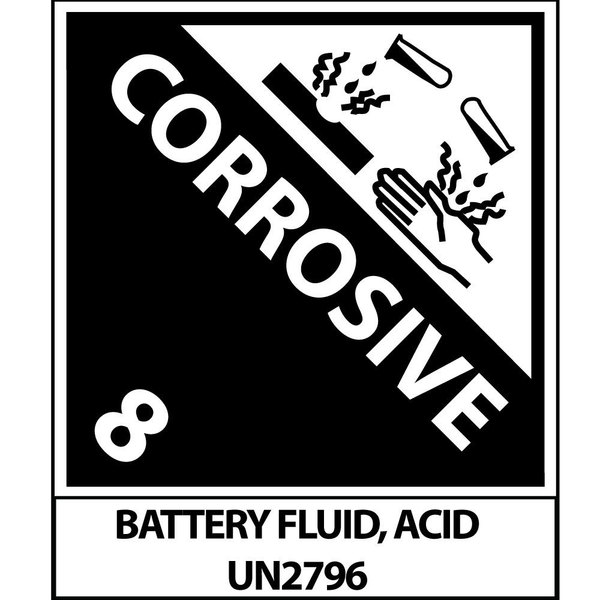 Nmc Corrosive Battery Fluid Acid UN2796AL