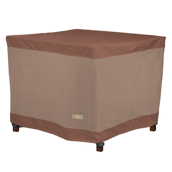 Duck Covers Ultimate Brown Patio Table Cover, 60"W x 60"D x 32"H UST626232