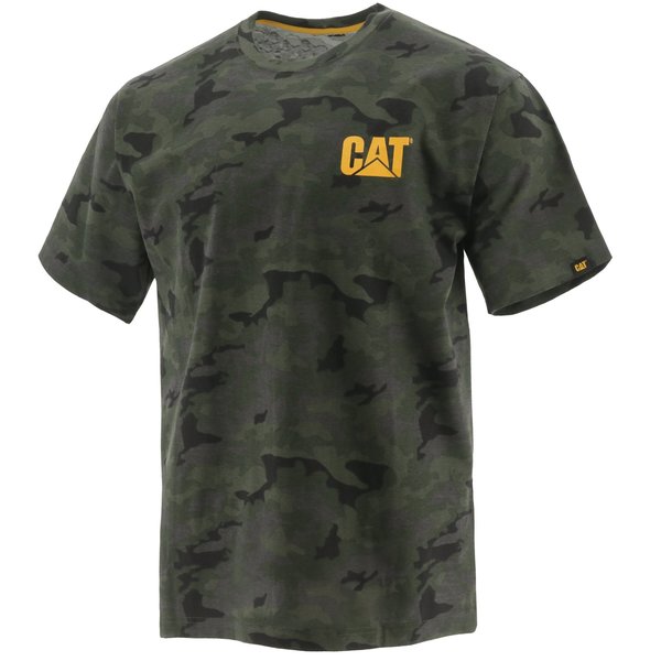 Cat Trademark Short Sleeve Tee, XLT W05324-11790