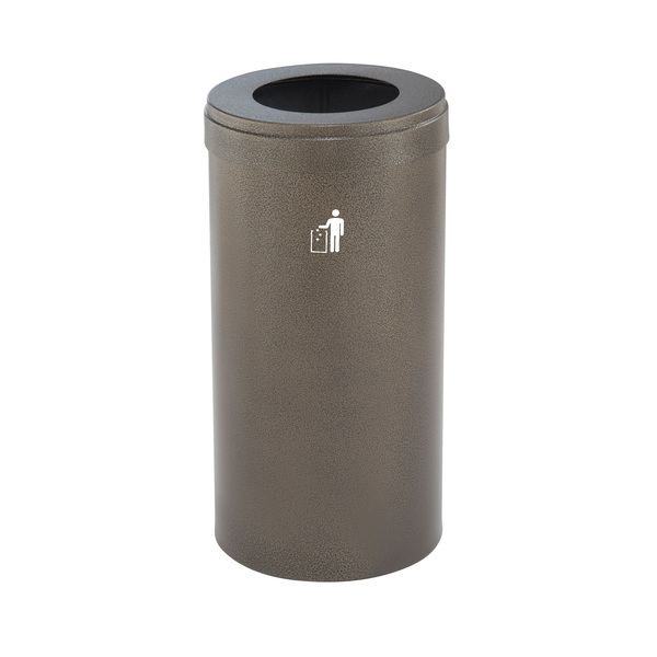 Glaro 23 gal Trash Can, Bronze Vein W-1542BV-BV-W1