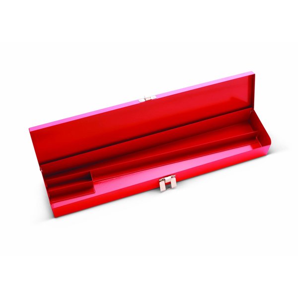 Wright Tool Tool Box Red, Metal w/Chrome Catch - 18- W418