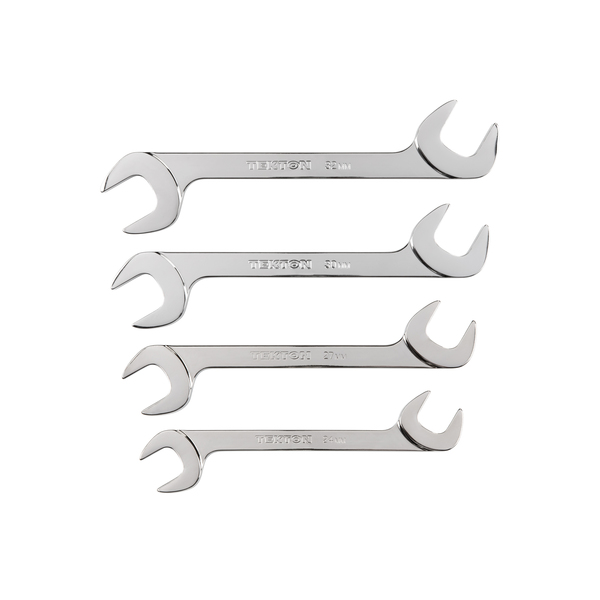 Angle Head Open End Wrench Set, 4-Piece (24-32 mm)