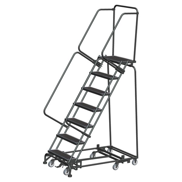 Ballymore Lockstep Rolling Ladder, Steel, 70 in.H WA-AD-073214R
