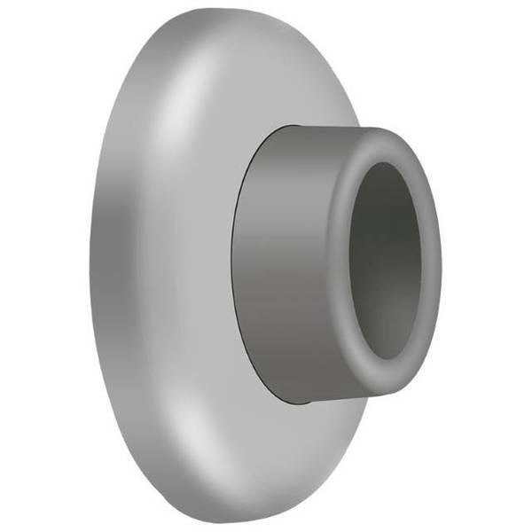 Deltana Wall Mount Concave Flush Bumper, 2-1/2" Diameter Satin Stainless Steel WB250U32D